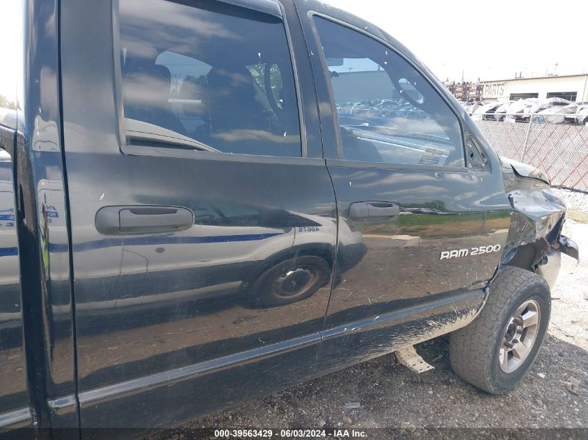 2006 Dodge Ram 2500 Slt/Trx4 Off Road/Sport/Power Wagon VIN: 3D7KS28D76G102380 Lot: 39563429