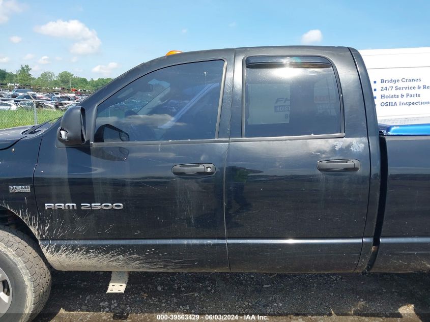 2006 Dodge Ram 2500 Slt/Trx4 Off Road/Sport/Power Wagon VIN: 3D7KS28D76G102380 Lot: 39563429