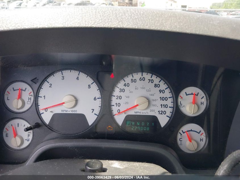 2006 Dodge Ram 2500 Slt/Trx4 Off Road/Sport/Power Wagon VIN: 3D7KS28D76G102380 Lot: 39563429