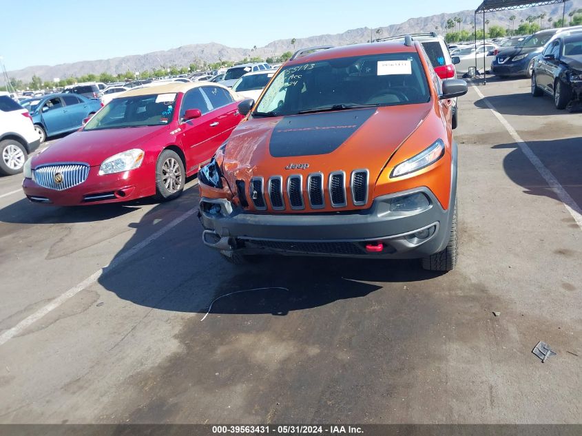 2014 Jeep Cherokee Trailhawk VIN: 1C4PJMBS0EW276989 Lot: 39563431