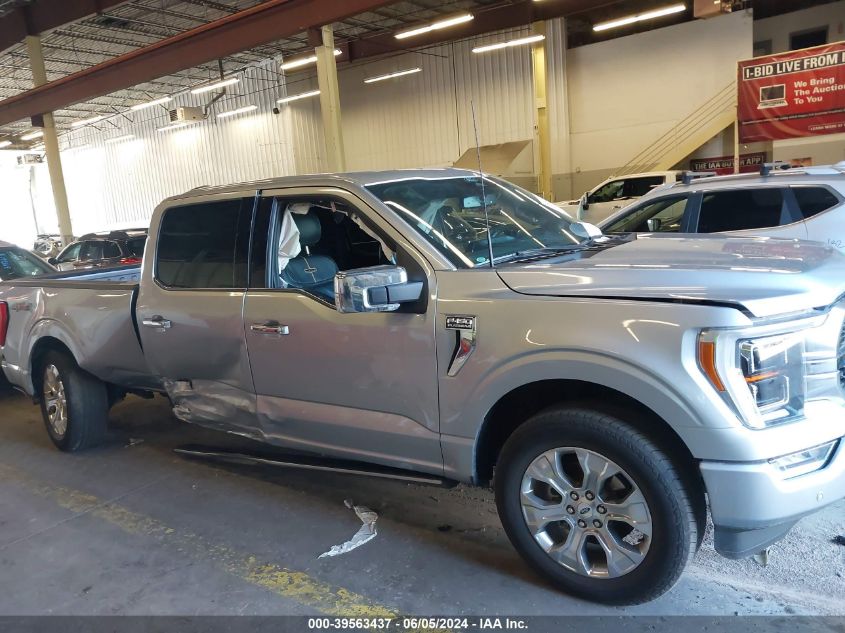 2022 Ford F-150 Platinum VIN: 1FTFW1E88NFB43070 Lot: 39563437