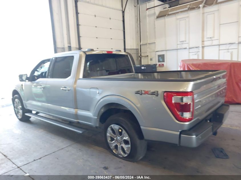 2022 Ford F-150 Platinum VIN: 1FTFW1E88NFB43070 Lot: 39563437