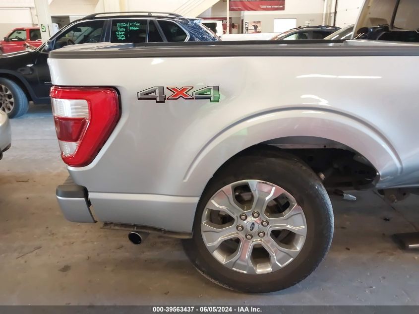 2022 Ford F-150 Platinum VIN: 1FTFW1E88NFB43070 Lot: 39563437