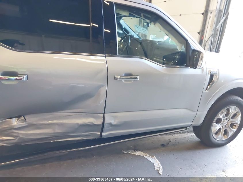 2022 Ford F-150 Platinum VIN: 1FTFW1E88NFB43070 Lot: 39563437