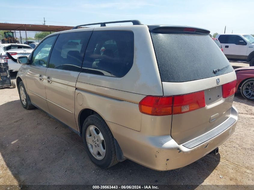 2000 Honda Odyssey Ex VIN: 2HKRL1868YH588354 Lot: 39563443