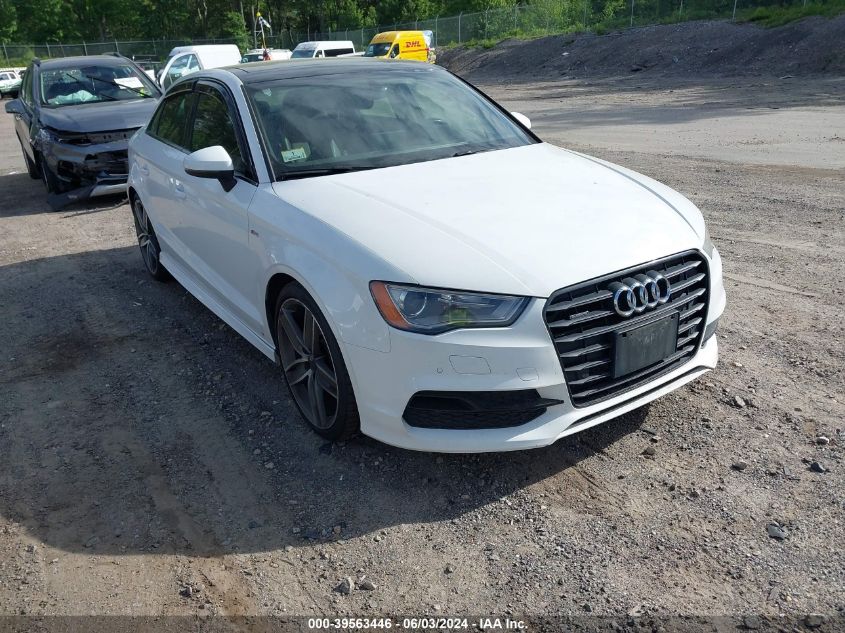 2016 Audi A3 2.0T Premium VIN: WAUB8GFF9G1100430 Lot: 39563446