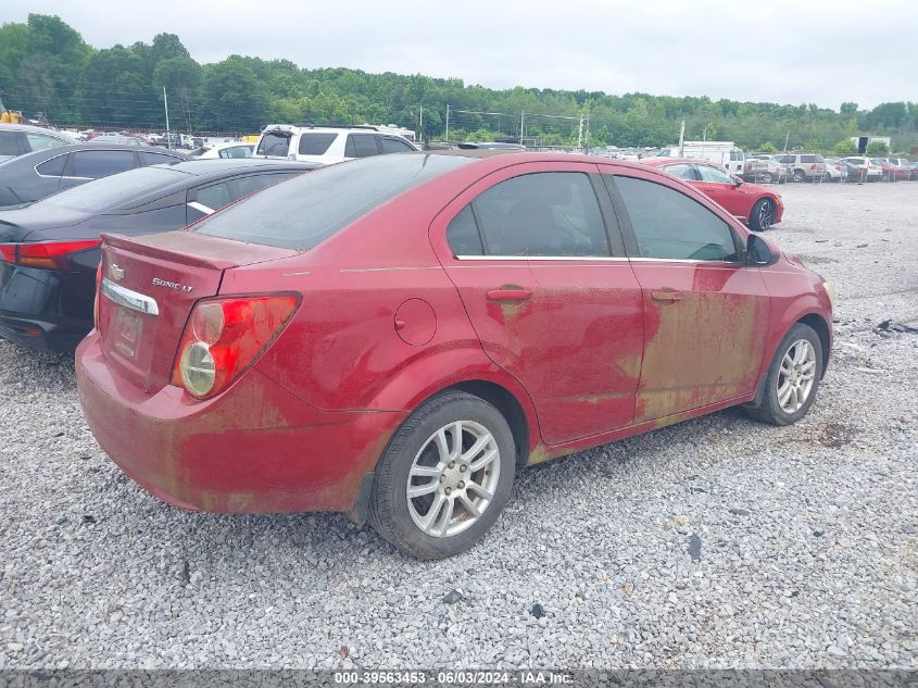 2013 Chevrolet Sonic Lt Auto VIN: 1G1JC5SHXD4143203 Lot: 39563453