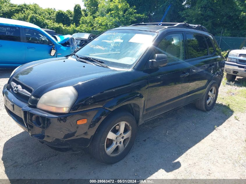 2006 Hyundai Tucson Gl VIN: KM8JM12B96U251447 Lot: 39563472