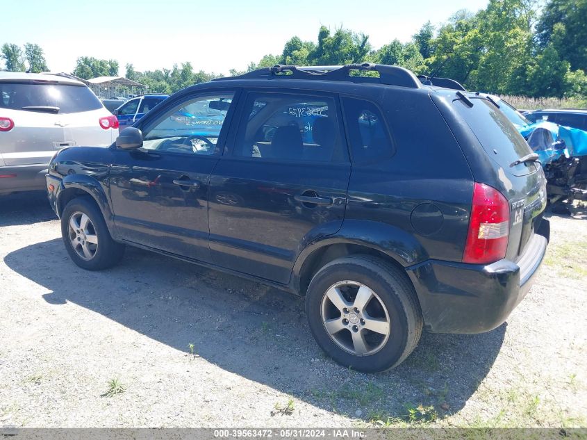 2006 Hyundai Tucson Gl VIN: KM8JM12B96U251447 Lot: 39563472