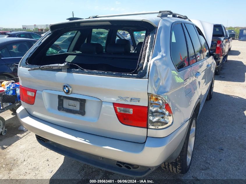 2006 BMW X5 4.4I VIN: 5UXFB53526LV21039 Lot: 39563481