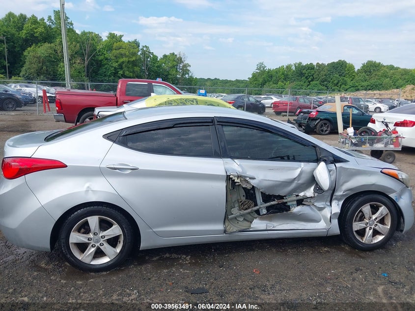 2012 Hyundai Elantra Gls VIN: 5NPDH4AE3CH072894 Lot: 39563491