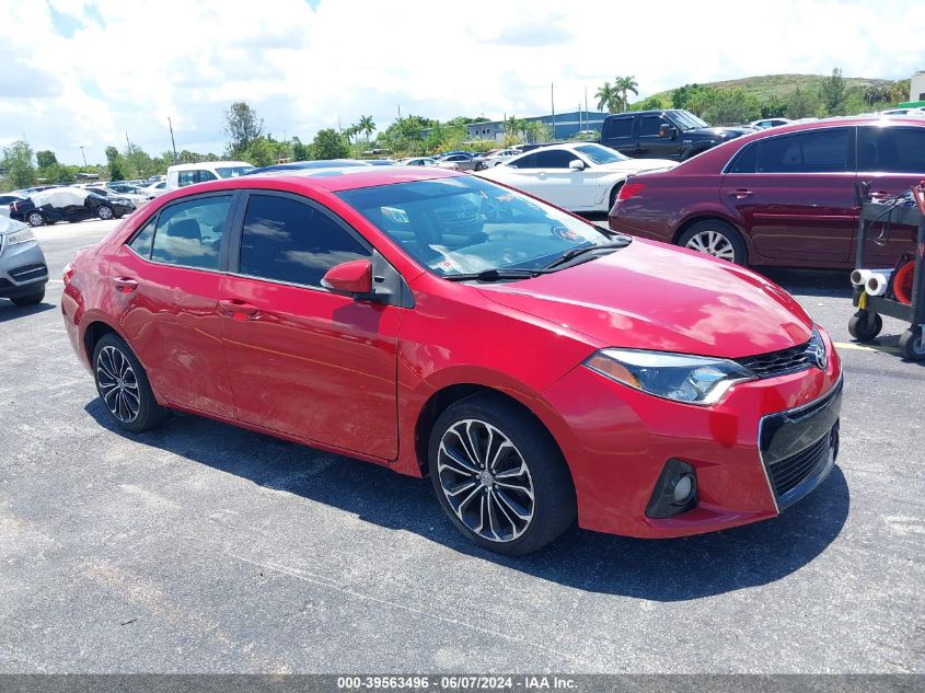 2015 TOYOTA COROLLA S PLUS - 2T1BURHE9FC347777