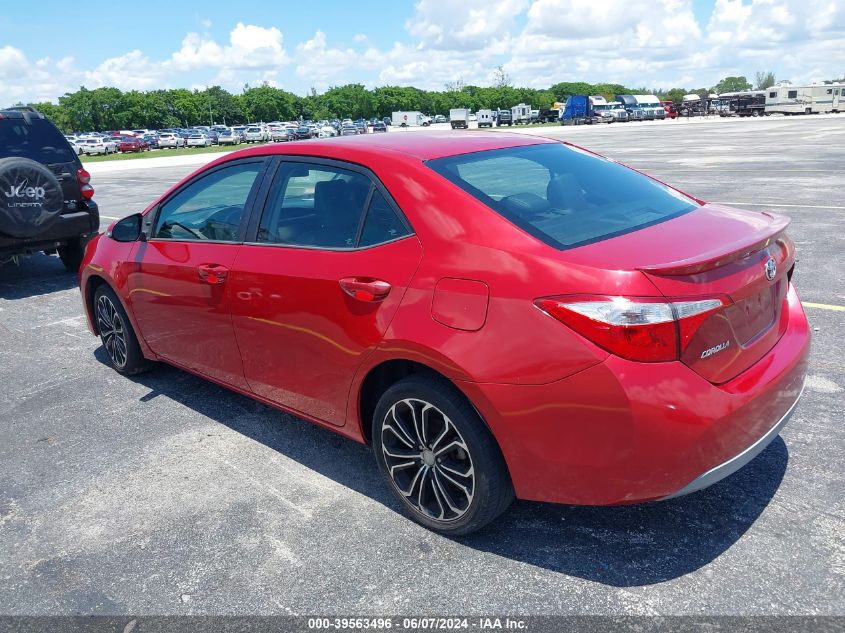 2015 Toyota Corolla S Plus VIN: 2T1BURHE9FC347777 Lot: 39563496