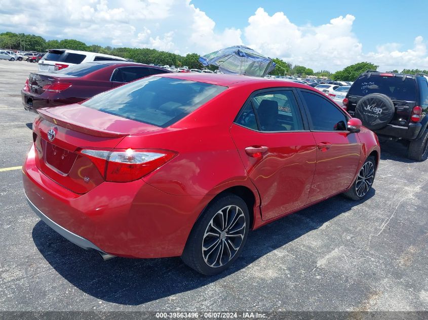 2015 Toyota Corolla S Plus VIN: 2T1BURHE9FC347777 Lot: 39563496