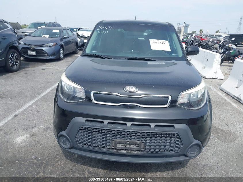 2016 Kia Soul VIN: KNDJN2A25G7279240 Lot: 39563497