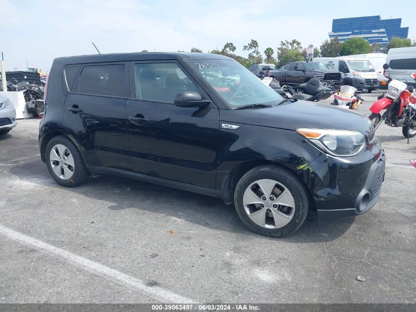 2016 Kia Soul VIN: KNDJN2A25G7279240 Lot: 39563497