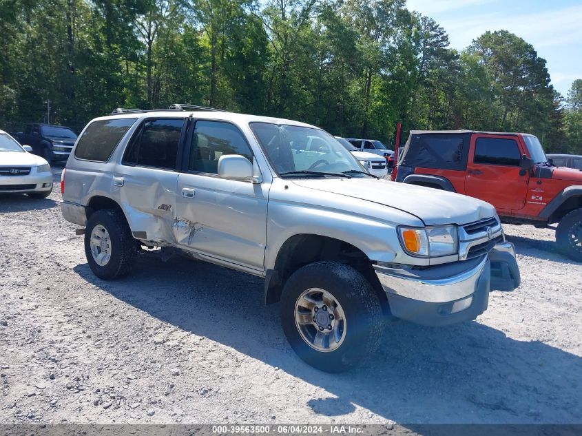 2002 Toyota 4Runner Sr5 V6 VIN: JT3GN86R820224760 Lot: 39563500