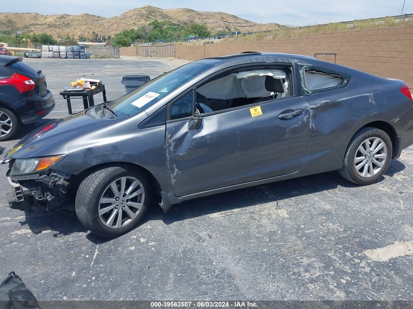 2012 Honda Civic Ex-L VIN: 2HGFG3B07CH516166 Lot: 39563507