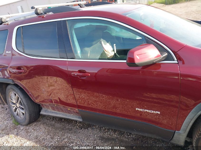 2018 GMC Acadia Sle-2 VIN: 1GKKNLLS6JZ122159 Lot: 39563517