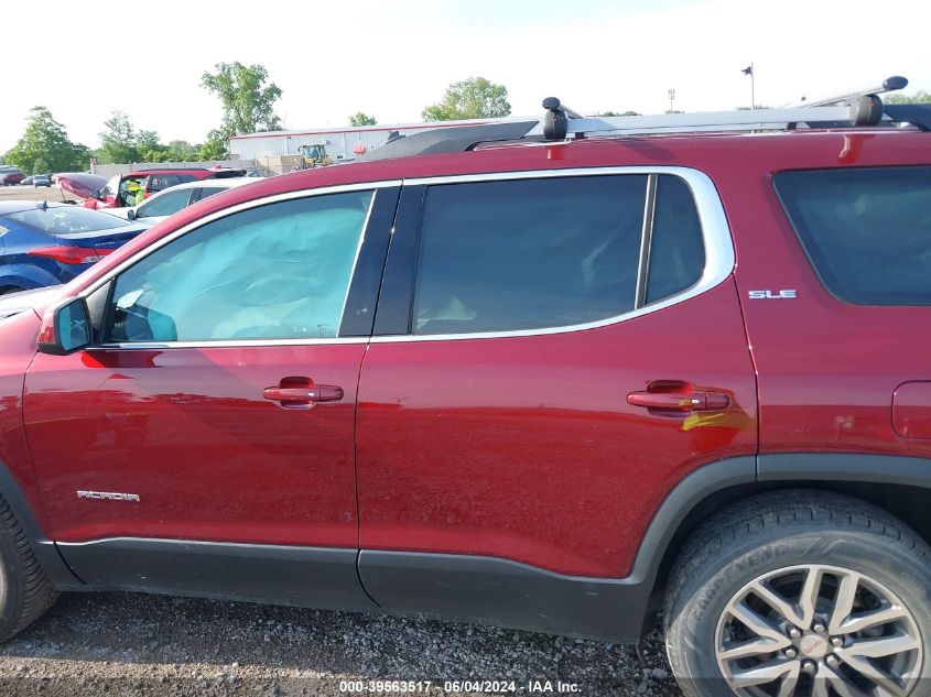 2018 GMC Acadia Sle-2 VIN: 1GKKNLLS6JZ122159 Lot: 39563517