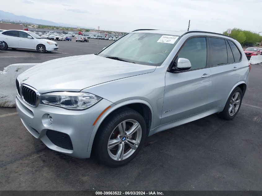 2015 BMW X5 Sdrive35I VIN: 5UXKR2C50F0H36836 Lot: 39563522