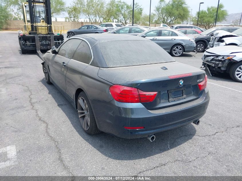 2015 BMW 435I VIN: WBA3T3C50FP738956 Lot: 39563524