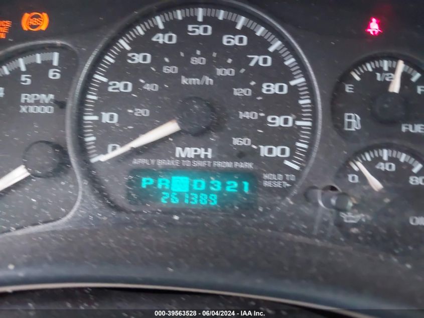 2002 Chevrolet Tahoe Lt VIN: 1GNEC13Z92J337560 Lot: 39563528