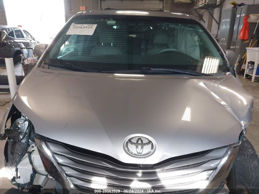 2011 Toyota Sienna Xle V6 VIN: 5TDYK3DC1BS039926 Lot: 39563529