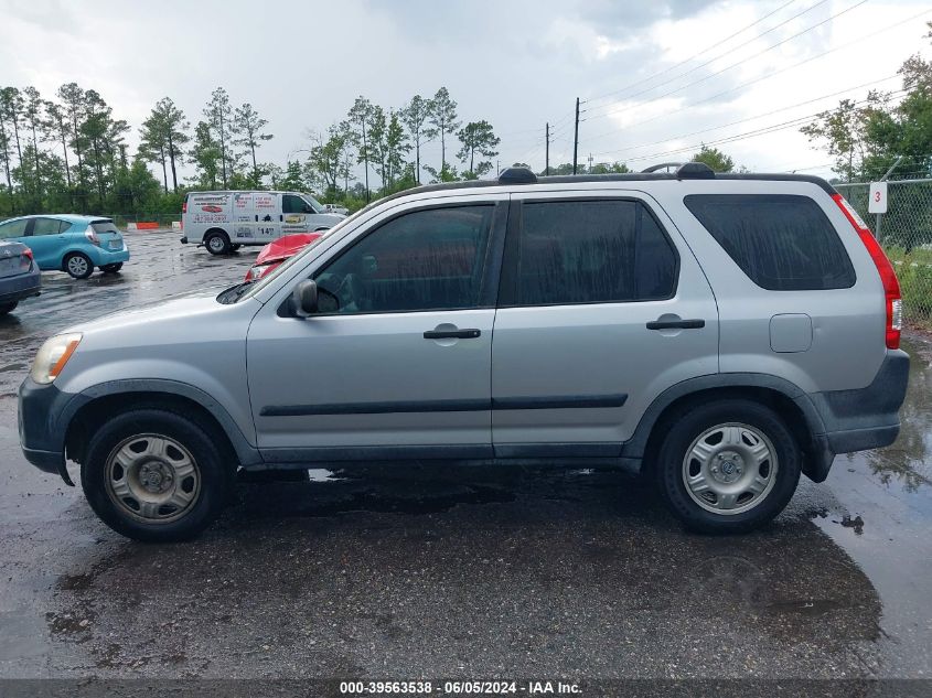 2005 Honda Cr-V Lx VIN: JHLRD68515C017512 Lot: 39563538