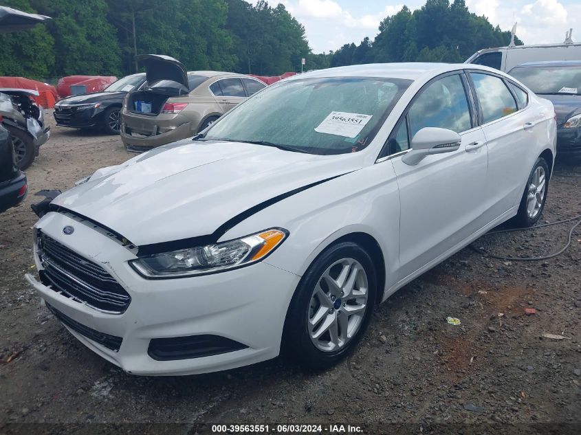 2016 FORD FUSION SE - 3FA6P0H74GR390320