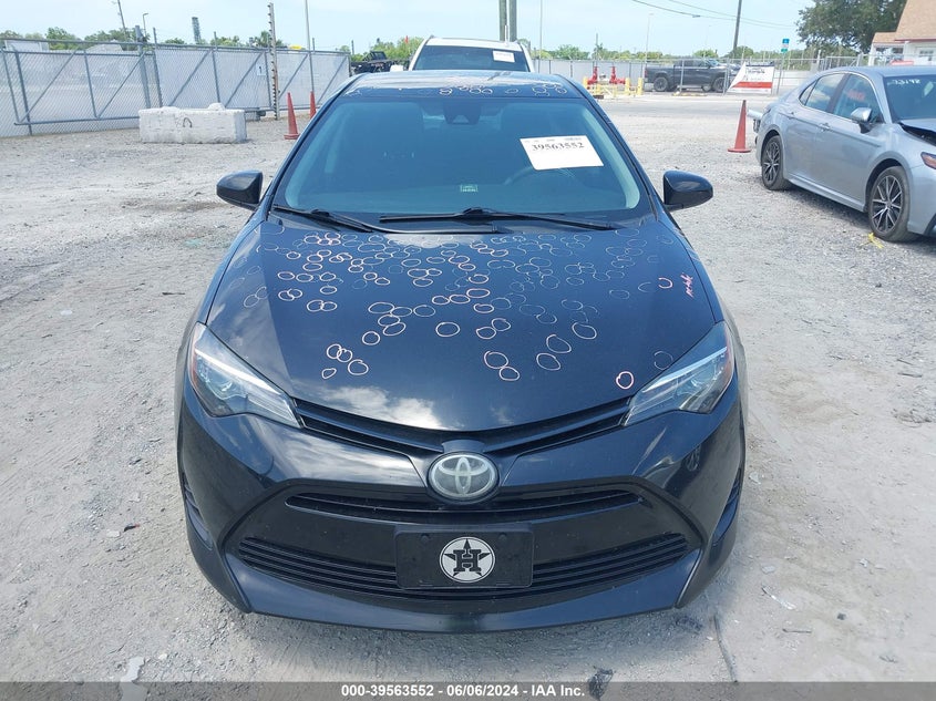 2019 TOYOTA COROLLA LE - 2T1BURHE2KC212389