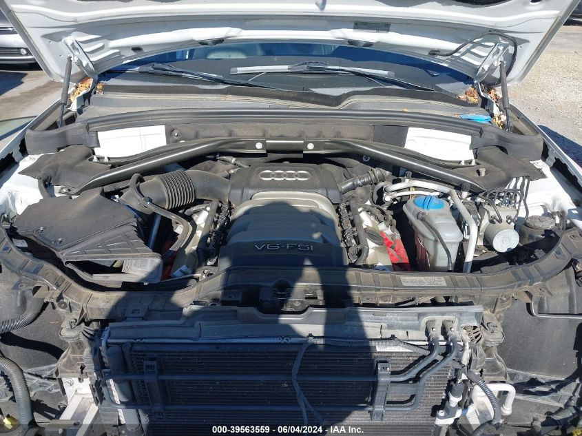 2012 Audi Q5 3.2 Premium VIN: WA1WKBFP5CA105548 Lot: 39563559