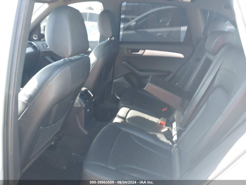 2012 Audi Q5 3.2 Premium VIN: WA1WKBFP5CA105548 Lot: 39563559