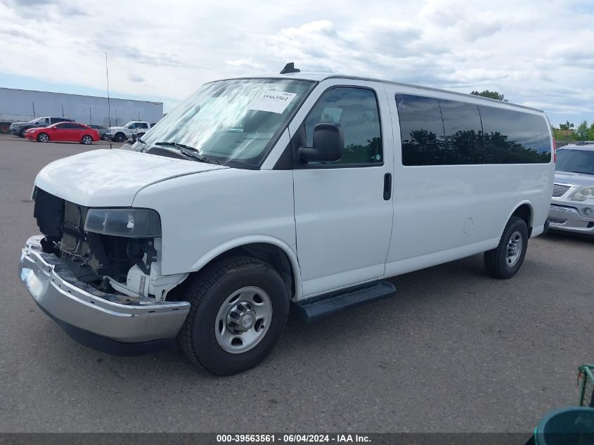 2020 Chevrolet Express Passenger Rwd 3500 Extended Wheelbase Lt VIN: 1GAZGPFG9L1209597 Lot: 39563561