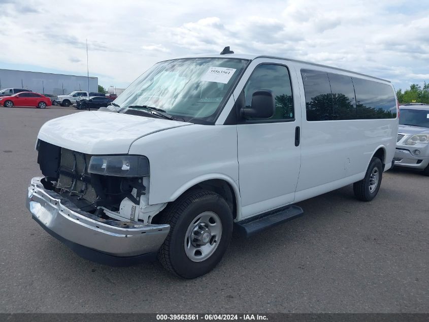 2020 Chevrolet Express Passenger Rwd 3500 Extended Wheelbase Lt VIN: 1GAZGPFG9L1209597 Lot: 39563561