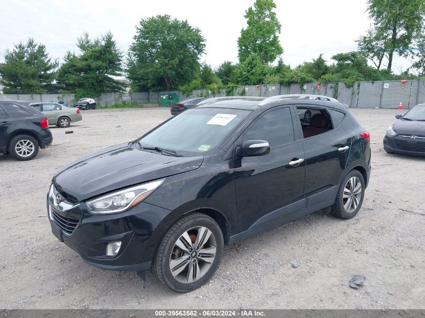 2015 Hyundai Tucson Limited VIN: KM8JUCAG0FU976265 Lot: 39563562