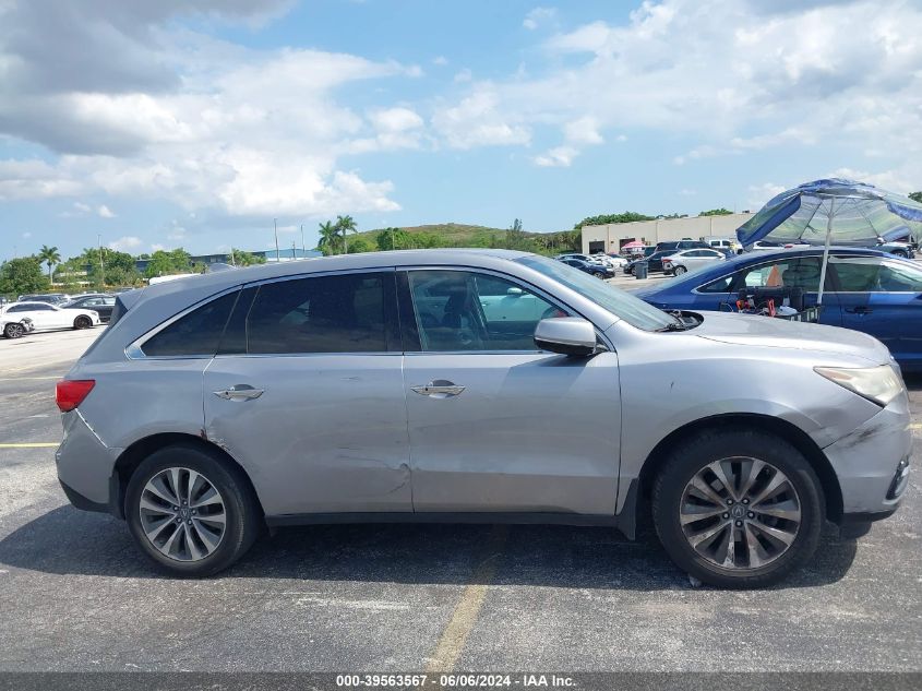 2016 Acura Mdx Technology Acurawatch Plus Packages/Technology Package VIN: 5FRYD3H46GB004113 Lot: 39563567