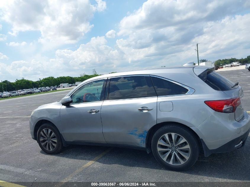 2016 Acura Mdx Technology Acurawatch Plus Packages/Technology Package VIN: 5FRYD3H46GB004113 Lot: 39563567