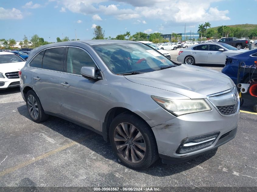 2016 Acura Mdx Technology Acurawatch Plus Packages/Technology Package VIN: 5FRYD3H46GB004113 Lot: 39563567