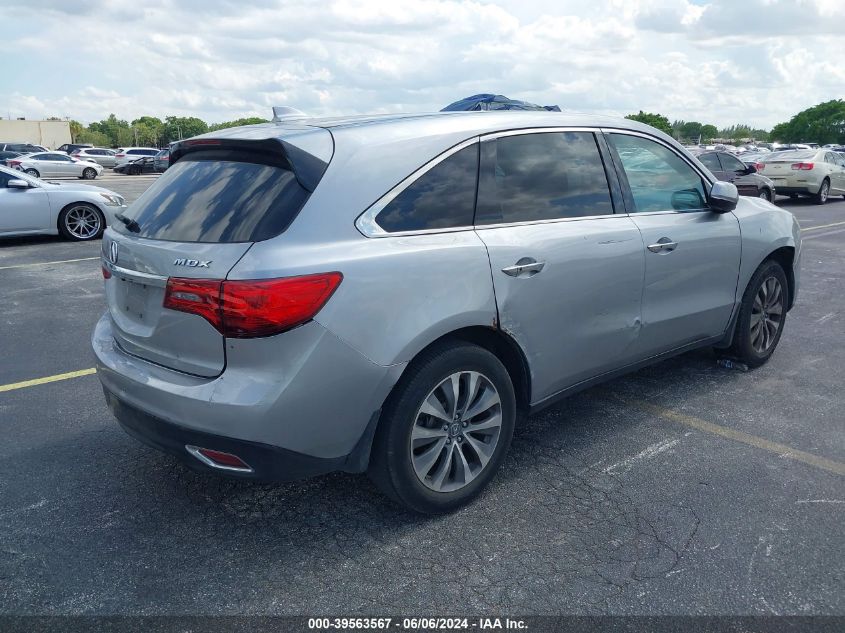 2016 Acura Mdx Technology Acurawatch Plus Packages/Technology Package VIN: 5FRYD3H46GB004113 Lot: 39563567