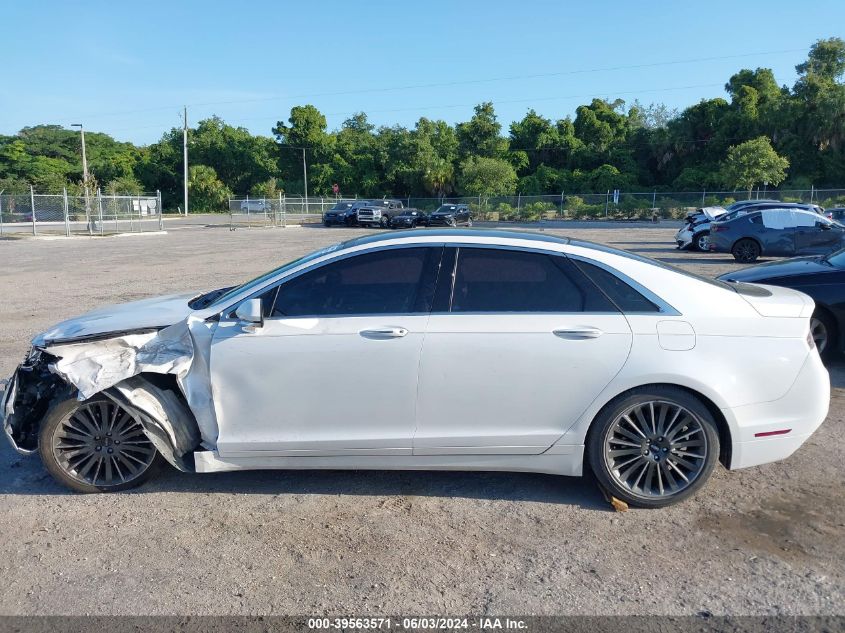 2016 Lincoln Mkz VIN: 3LN6L2G99GR604931 Lot: 39563571