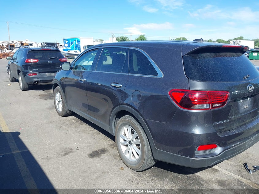 2019 Kia Sorento 3.3L Lx VIN: 5XYPGDA57KG459910 Lot: 39563586