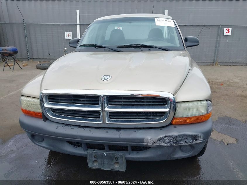 2004 Dodge Dakota VIN: 1D7FL16K14S554745 Lot: 39563587