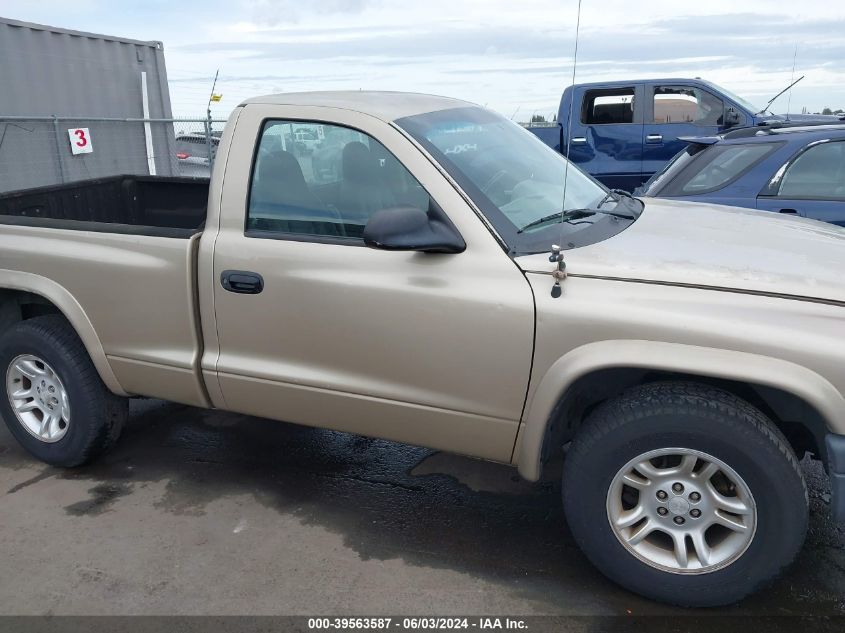 2004 Dodge Dakota VIN: 1D7FL16K14S554745 Lot: 39563587