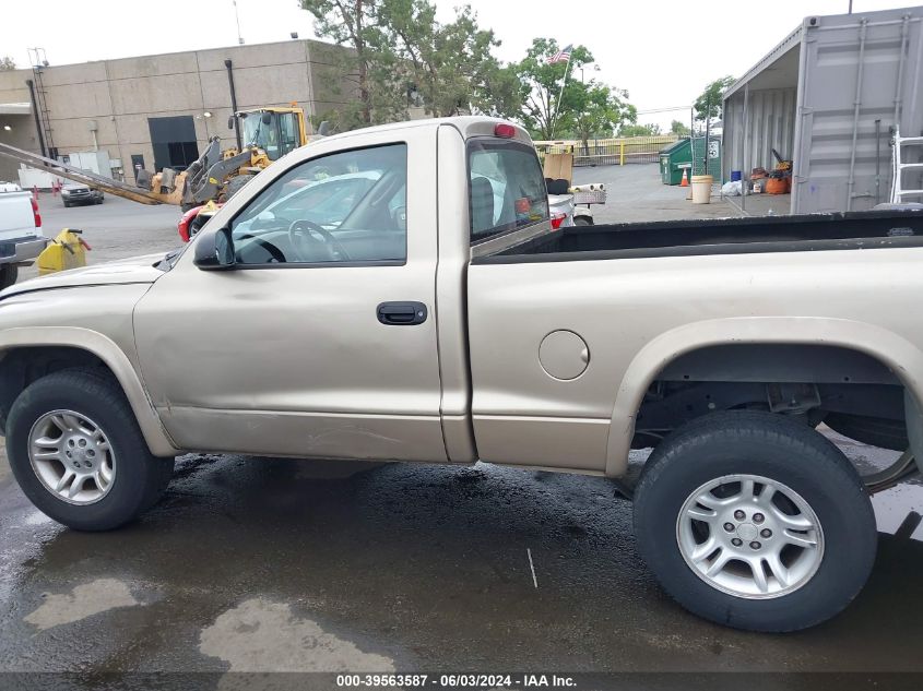 2004 Dodge Dakota VIN: 1D7FL16K14S554745 Lot: 39563587