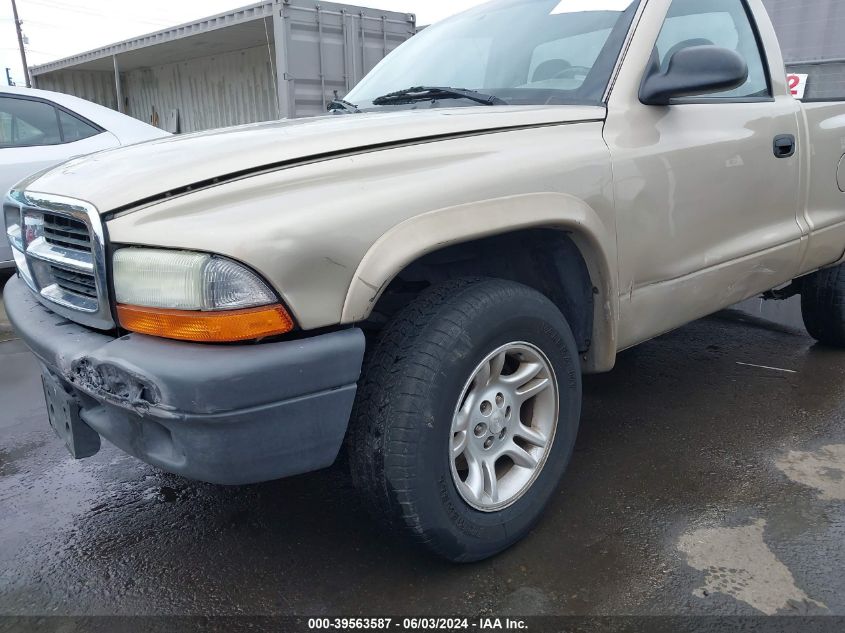 2004 Dodge Dakota VIN: 1D7FL16K14S554745 Lot: 39563587
