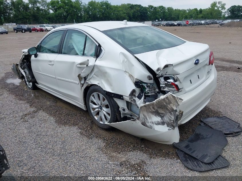 2017 Subaru Legacy 2.5I Premium VIN: 4S3BNAH67H3038781 Lot: 39563622