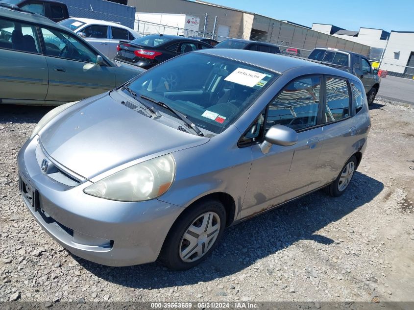 2007 Honda Fit VIN: JHMGD38467S008967 Lot: 39563659