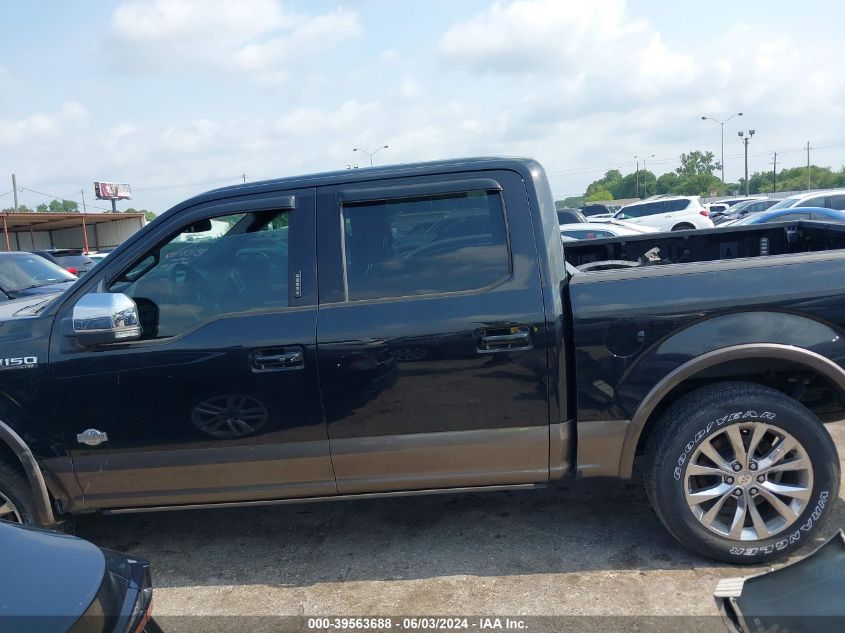 2015 Ford F150 Supercrew VIN: 1FTEW1EGXFFB61770 Lot: 39563688