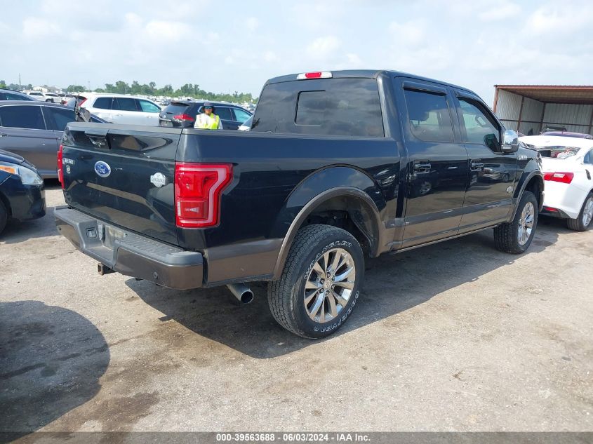 2015 Ford F150 Supercrew VIN: 1FTEW1EGXFFB61770 Lot: 39563688